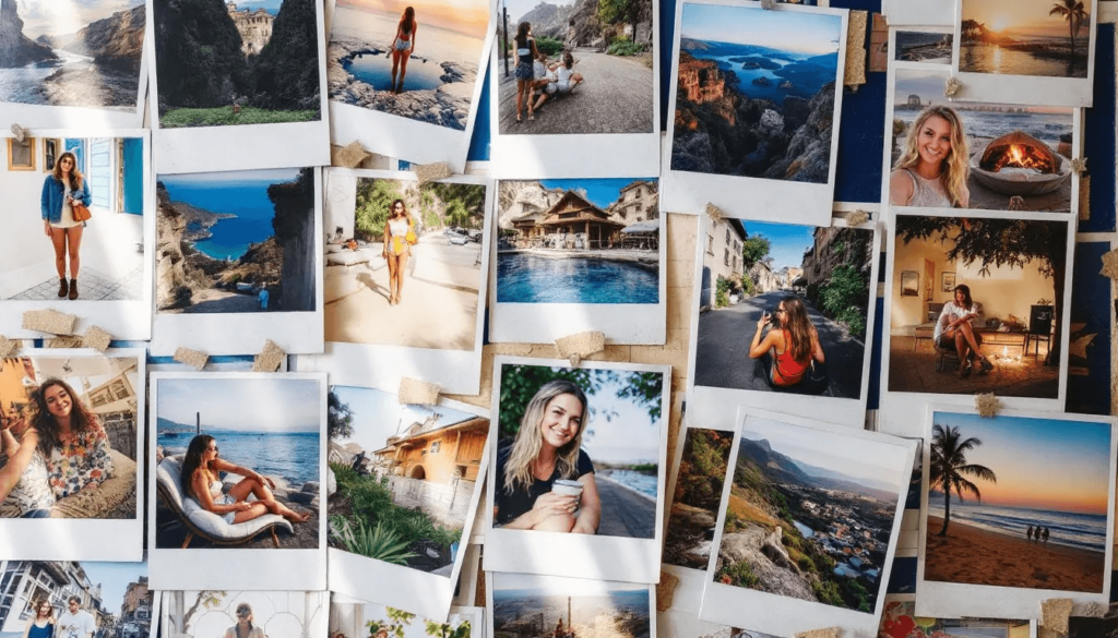 Airbnb shares photos and stories from travels, creating a rich tapestry of authentic experiences. 